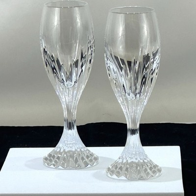 2 Baccarat Massena Crystal Cordial Glasses 5 ''