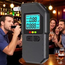 Portable Alcohol Tester LCD Display Breathalyzer for Drunk Driving Test Use