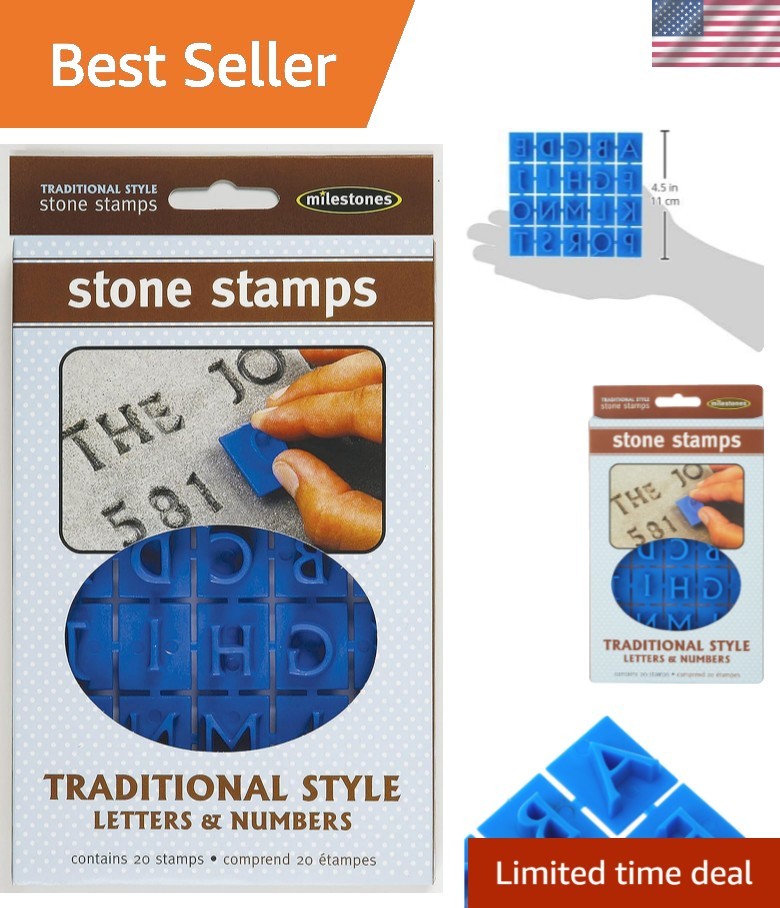 Traditional Letters and Numbers Stepping Stone Stamps 905-20510 | eBay