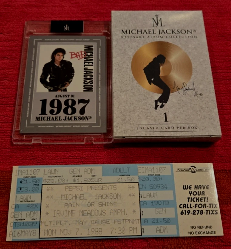 Las mejores ofertas en Memorabilia de conciertos de Michael