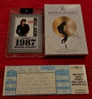 ORIGINAL 1988 MICHAEL JACKSON BAD US TOUR TICKET  &  1 KEEPSAKE ALBUM CARD /1987