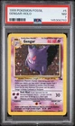 1999 POKEMON FOSSIL #5 GENGAR-HOLO PSA 7