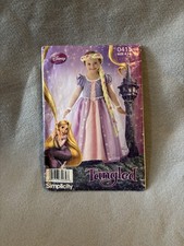 Disney Princess Tangled Simplicity Sewing Pattern 0415/2065 Sizes 3-8