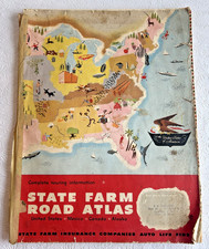 Vintage State Farm Road Map State/Region Pape...