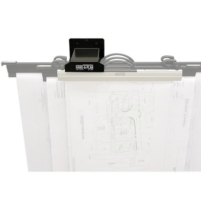 Hang-A-Plan Wall Mount Blueprint Storage Stand Rack - Hanging Blueprint Holde...