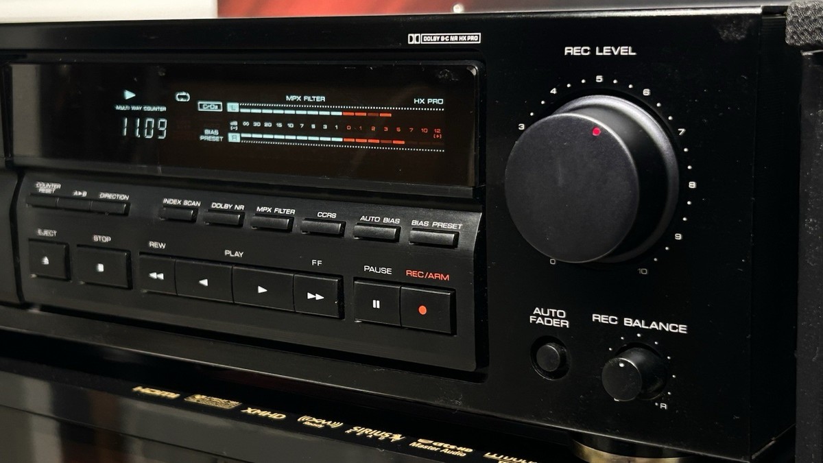 Kenwood Kx-5530 Auto Reverse Stereo Cassette Deck for sale online