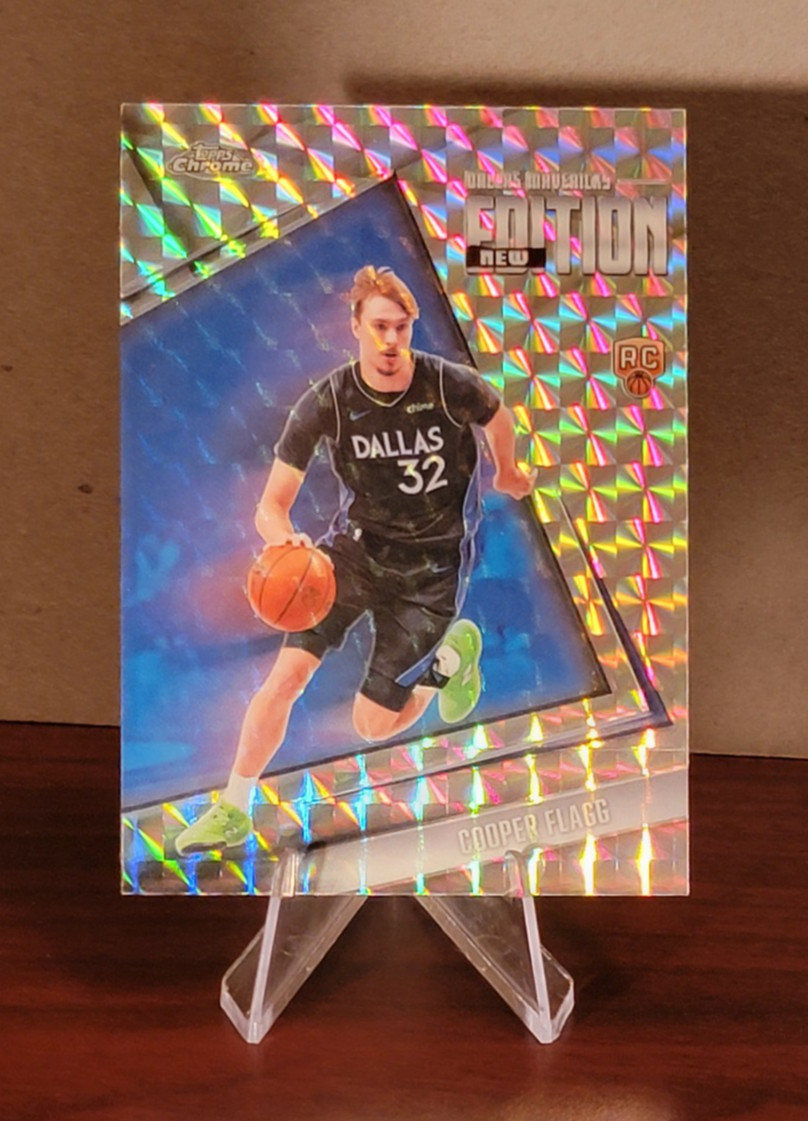 COOPER FLAGG 2025-26 TOPPS CHROME UPDATE NEW EDITION GEOMETRIC ROOKIE (RC) GR-1