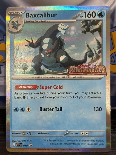Baxcalibur - 019 (Prerelease) 019 Sv: Scarlet & Violet Promo Cards Holo