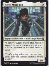 Magic: The Gathering Agent Maria Hill 2 UNCOMMON Marvel Super Heroes NM/M