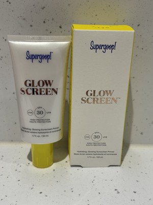 Supergoop! Glow Screen Gesicht Sonnenschutz Grundierung Schutz LSF 30 50ml UVP 35£
