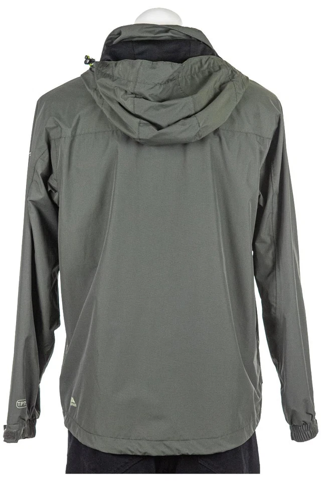 Casacos e jaquetas masculinas Trespass corta-vento MED poliéster cinza - Imagem 2 de 2