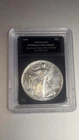 Bradford Exchange U.S. Mint American Eagle 1990 1 oz Silver Dollar .999 BU