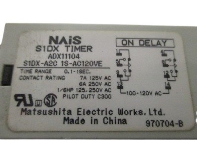 NAIS S1DX-A2C 1S-AC120VE S1DX TIMER ON DEALY  NSNP
