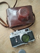 Zorki-4 Jupiter 8 Rangefinder Film Camera Lens Excellent Condition Cap Filter