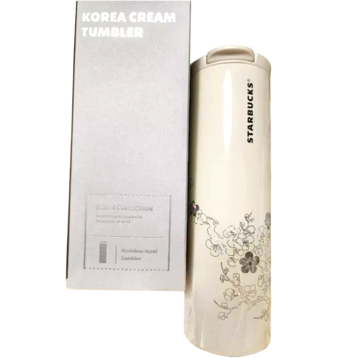 US Seller! Starbucks Korea 2024 SS Korea Cream Tumbler 473ml