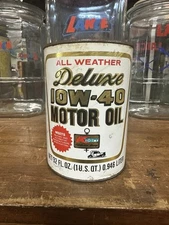 VINTAGE KMART OIL CAN ( Full ) 1 QUART STANDARD SIGN ESSO SHELL TEXACO SINCLAIR