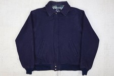 Vintage Woolrich Button Wool Zip up Coat Jacket Men s Size L USA 16003