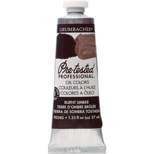Grumbacher Pre-Tested Oil Paint Burnt Umber