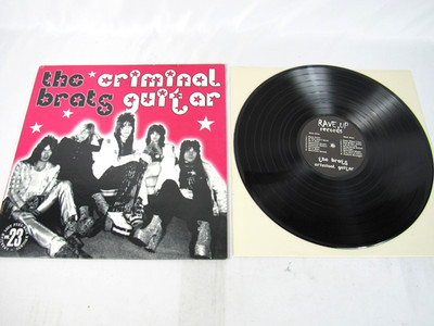 The Brats - Criminal Guitar 2002 Glam Punk 12'' Vinyl LP ( RUR 023 )