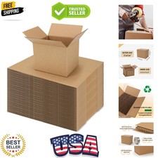 Shipping Boxes Mailers 5x4x4 inches Corrugated Cardboard Small Packing Kraft ...