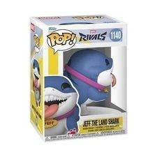 Funko Pop! Marvel Rivals Jeff The Land Shark #1140 with Soft Protector case