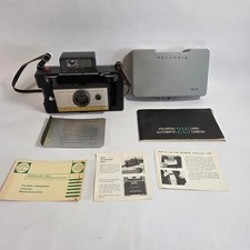 Vintage Polaroid Land Camera Automatic 215 Case Manual - Untested