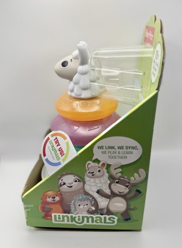 NEW - Fisher Price Linkimals Luci e Colori Lama Giocattolo Musicale Impilabile - Foto 4 di 7