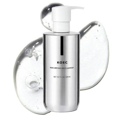 KOEC Glycerin Cleanser Gel 10.1oz Gentle Face & Body Wash Non Drying