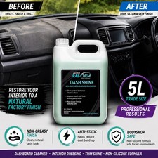Dash Shine 5L Dashboard Cleaner Interior Dressing Non Silicone Trim Shine