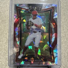 2025 Panini Select Concourse Aiden Miller #23 Ice Prizm