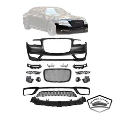 For 2015-2023 Chrysler 300C Upgrade to SRT-8 Front Bumper Cover Set Complete Kit