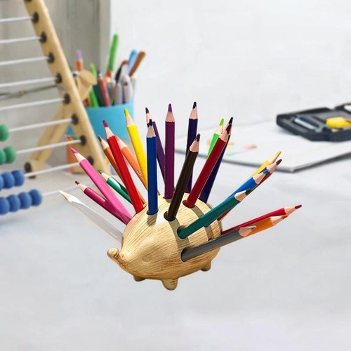 Pencil Holder Decorative Accessories with Holes for Tabletop School Cabinet - Picture 2 of 6