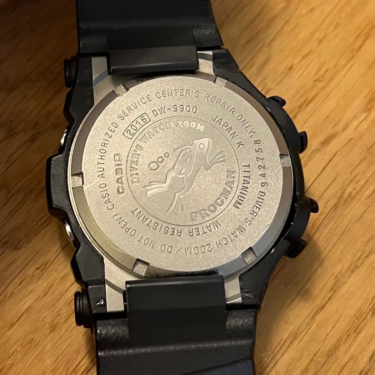 CASIO G-SHOCK FROGMAN  DW-9900 チタン 稀少》CASIO G-SHOCK DW-9900 BLUE FROGMAN
