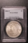 1884 O MORGAN DOLLAR | PCGS MS 63  | FRESH FROM BOSTON | LOT J-2