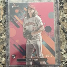 2025 Topps Finest Rhett Lowder Rookie Magenta Refractor /350 Common 36