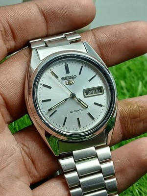 Vintage SEIKO 5 7s26-0480 Automatic Day/Date Men's Wrist Watch JAPAN MADE