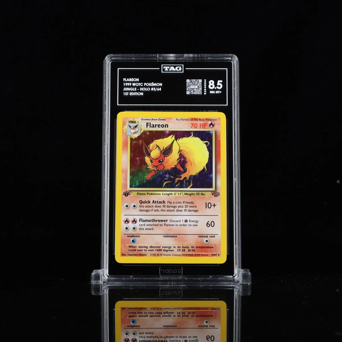 1999 flareon pokemon card value $15 million That's roughly what it would cost to own every 1st Edition  PSA 10 Jungle holo in existence based on most recent sales and population  counts. Released in 1999, the Jungle