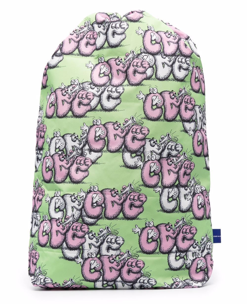 РУБАШКА COMME DES GARCONS x РЮКЗАК KAWS, СДЕЛАННЫЙ В ЯПОНИИ, FHK201W21