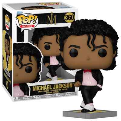MICHAEL JACKSON BILLIE JEAN 3,75'' POP ROCKS VINYL FIGUR FUNKO 360 MJ AUF LAGER