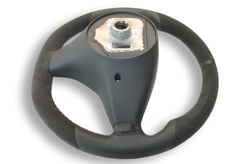 LENKRAD TESLA S PERFORIERT/ALCANTARA 12UHR SCHWARZ NEU BEZIEHEN SPORTLENKRAD - Bild 10 von 10