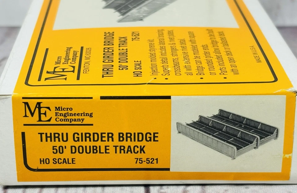 Lot Of 3 Micro Engineering Company Girder Bridge 75-520, 75-521 & 75-502 NEW - Image 3 of 4