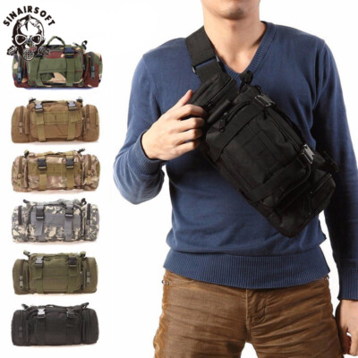 Taktische MOLLE Schultertasche Hüfttasche Pack Jagd Wandern Militär Camping Tasche