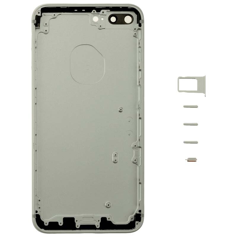 Door with Frame for Apple iPhone 7 Plus CDMA GSM Silver Rear Back Panel ...