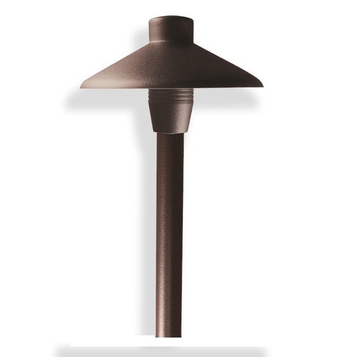 Dauer 490112 - BALI 6" China-Hat Path Light, 21" Height in Brass - Picture 3 of 3