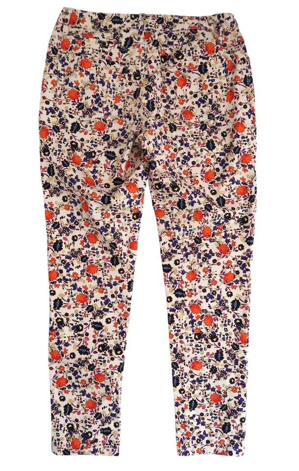 PAUL & JOE BROTHER Vaqueros Estampado Floral F 40 EE. UU. 8 EUC Elástico Ligero Foto 2 de 4