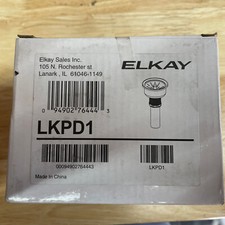 Elkay LKPD1 Stainless Steel 3 1/2" Sink Drain/Strainer Kit NIB w/ Fast Shipping 