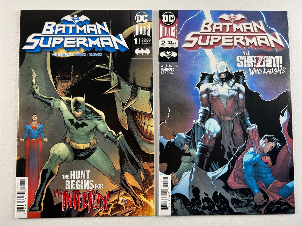 Batman Superman #1-2 (2019) 1st Shazam Who Laughs ~ 1st