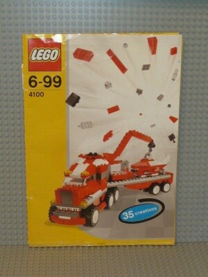 LEGO  Creator Bauanleitung 4100 Maximum Wheels ungelocht instruction B515