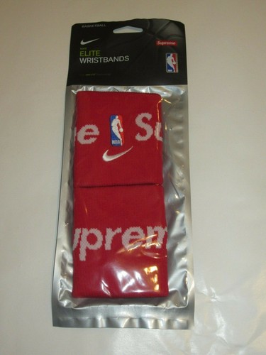 SUPREME x NBA Nike Elite Wristbands 