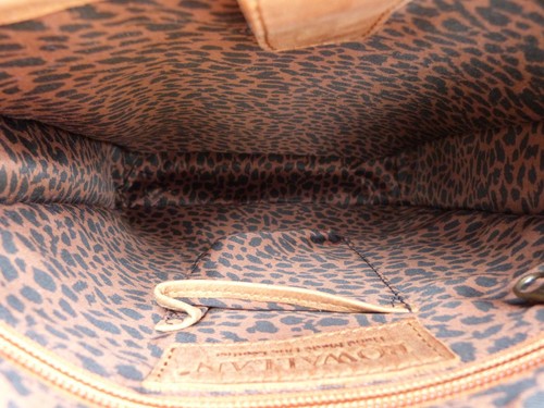 Unisex Tan Natural Leather Small Messenger Bag - ROWALLAN - Picture 14 of 16